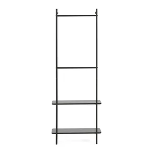 Černý nástěnný kovový set do předsíně Galatia – Kave Home