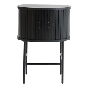 Černý noční stolek Nola