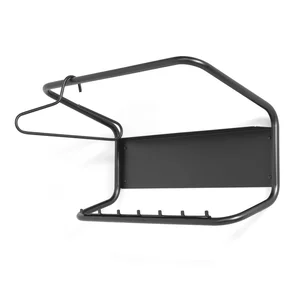 Černý ocelový nástěnný věšák Flux 80 cm