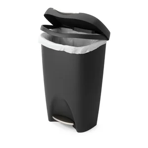 Černý odpadkový koš 50 l Brim – Umbra