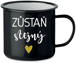 Černý plecháček 350 ml Zůstaň Stejný