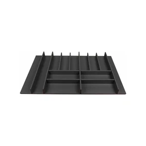 Černý příborník do zásuvky 78x47 cm Wood Line