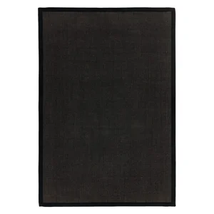 Černý sisalový koberec 300x200 cm