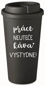 Černý termohrnek 475 ml s vtipným potiskem