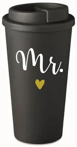 Černý termohrnek MR. 475 ml