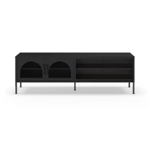 Černý TV stolek Diora 160 × 50 cm