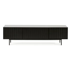 Černý TV stolek Sierra 180×52 cm – Teulat