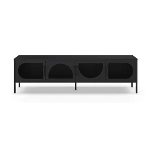Černý TV stolek Tayra 180x50 cm