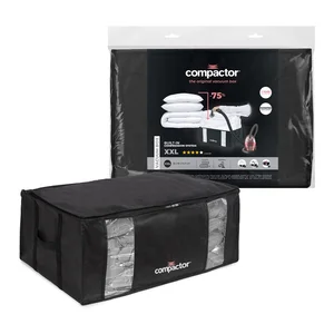 Černý vakuový úložný box Compactor Black Edition 210 l