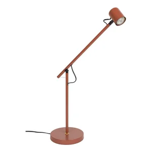 Červená kovová stolní lampa Aero – White Label (45,5 cm)