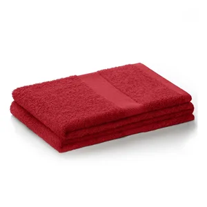 Červená osuška DecoKing Bamby Red 70x140 cm
