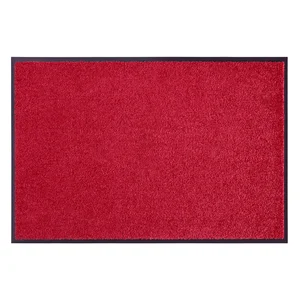 Červená rohožka Hanse Home Wash & Clean 39x58 cm