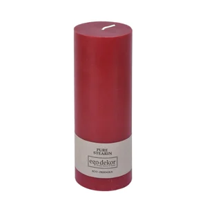 Červená svíčka Eco candles by Ego dekor – 60 h hoření