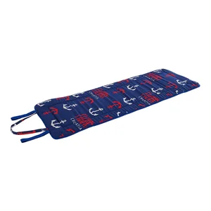 Červeno-modrý podsedák na lehátko 52x148 cm Anchors – B.E.S.