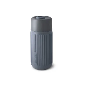 Cestovní skleněný hrnek 340 ml tmavě šedý Black + Blum