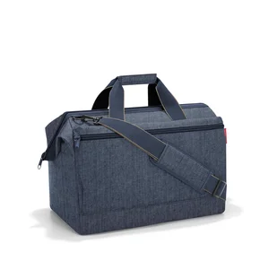Cestovní taška Reisenthel Allrounder L pocket Herringbone tmavě modrá