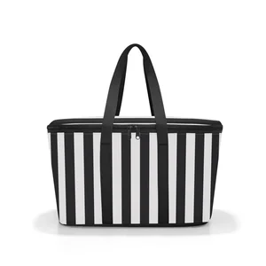 Chladicí taška Reisenthel Coolerbag Summerstripes černá