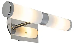 Chytrá chromovaná nástěnná LED lampa IP44