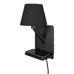 Comfort Trio: matně černé nástěnné svítidlo