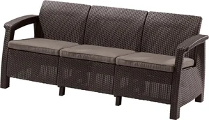Corfu Love Seat Max - hnědá