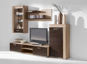 COROPUNA Obývací stěna dub sonoma/wenge