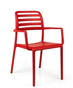 Costa zahradní křesílko z polypropylenu, černé