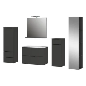 Crandon Antracitová koupelnová sestava Germania