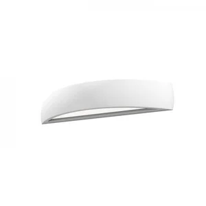 Crescent L – nástěnné sádrové svítidlo červená, 230V, E14, 2×40W