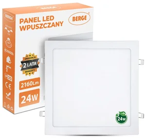 Čtvercový LED panel 300x300mm 24W studená bílá
