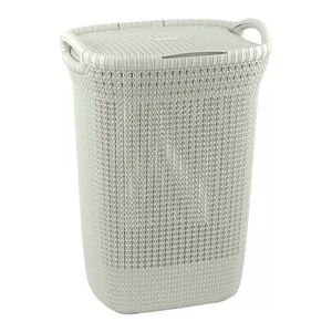 Curver Knit Hamper – béžový koš na prádlo 57 l