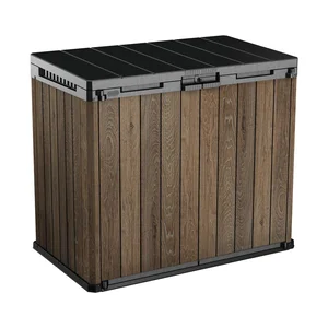 Deco tmavě hnědý plastový zahradní box – Keter