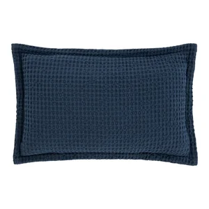 Dekorační polštář 30x50 cm Jaipur Chunky Waffle s motivem slona a ananasu