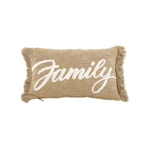 Dekorační polštář Cotton Slub Family 50x30 cm