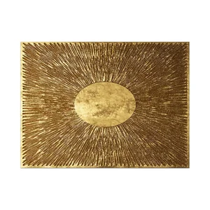 Dekorativní obraz na plátně – Zlaté paprsky, 70 × 100 cm