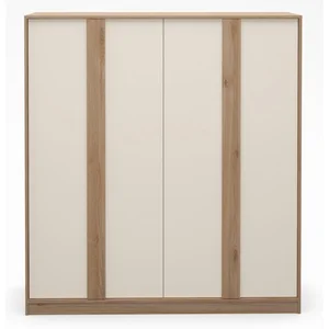 Dennis Šatní Skříň Dub Krémová