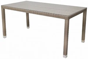 Deokork Ratanový zahradní stůl Napoli 160x80 cm
