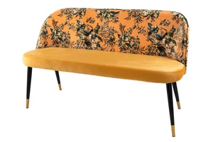 Designová žlutá lavice INTERIOR INVICTA