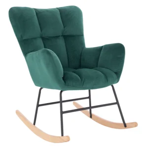 Designové houpací křeslo Smaragd