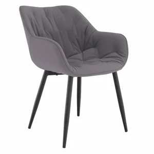 Designové křeslo FEDRIS – šedá látka