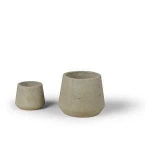Designové květináče Concrete - sada 2 ks