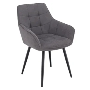 Designové šedé a černé křeslo Marken