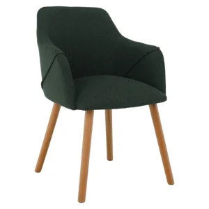 Designové zelené křeslo PETRUS