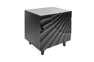 Designový 3D noční stolek Salvatore černý