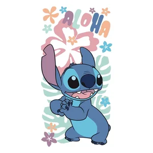 Dětská bavlněná osuška 70×140 cm Lilo & Stitch – Hawaiian Harmony, Jerry Fabrics