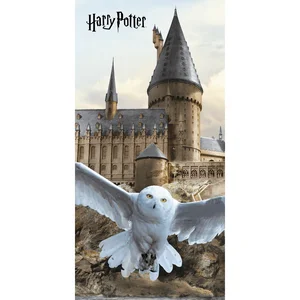 Dětská bavlněná osuška 70x140 cm Harry Potter Hedwig – Jerry Fabrics