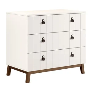 Dětská béžová komoda Sezane 98,5 × 89 × 57 cm