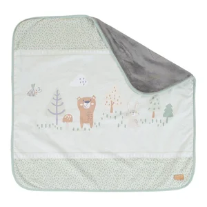 Dětská deka Woodland Buddies 80×80 cm – Roba, světle zelená