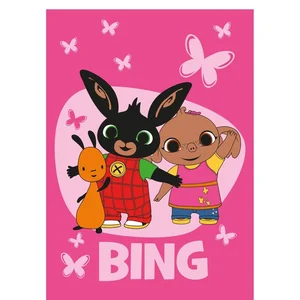 Dětská fleecová deka 100×150 cm Bing Bunny Butterflies