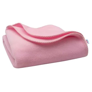Dětská fleecová deka New Baby 100×75 cm – růžové pruhy