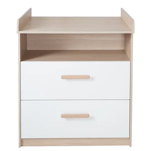 Dětská komoda Cabane Roba s přebalovacím pultem, dubový dekor